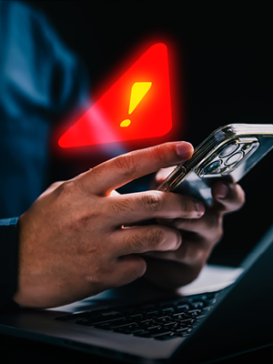 someone holding their cellphone