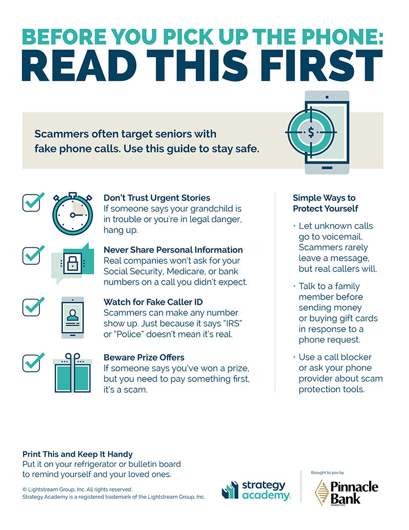 before you pick up the phone: read this first infographic