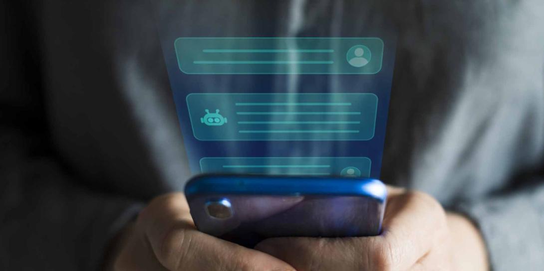 man holding a cell phone